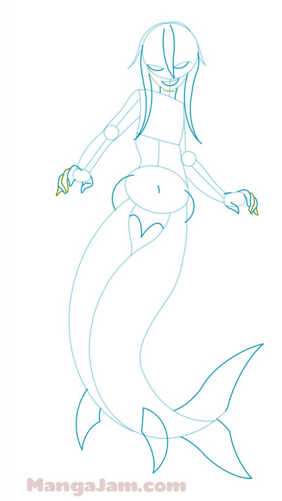 How To Draw Mershark From The Monster Girl Encyclopedia Wiki MANGA JAM