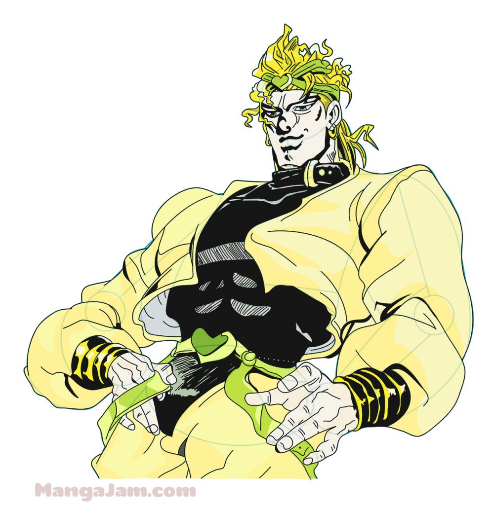 How to Draw Dio “Lord Dio” Brando from JoJo’s Bizarre Adventure - MANGA ...