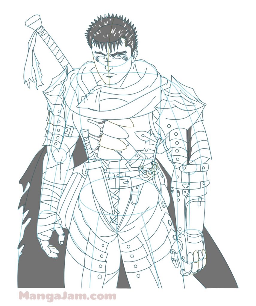 Drawing, Guts, Berserk, Manga