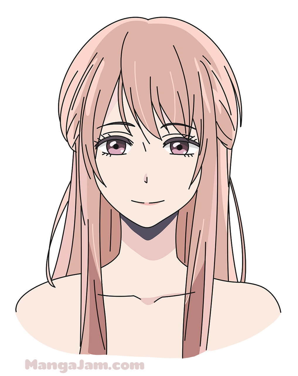 How to Draw Akane Minagawa from Kuzu No Honkai - MANGA-JAM.com