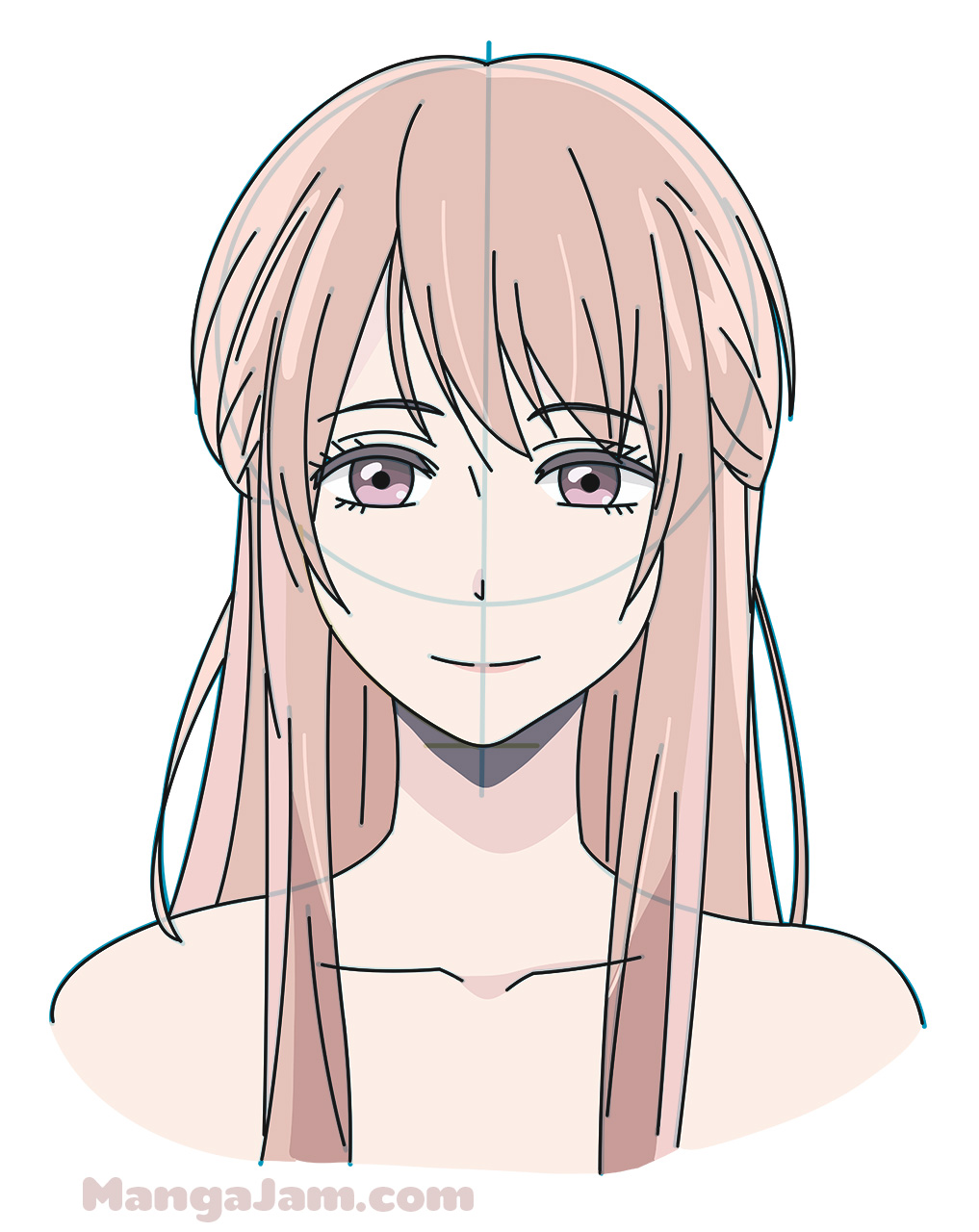 How to Draw Akane Minagawa from Kuzu No Honkai - MANGA-JAM.com