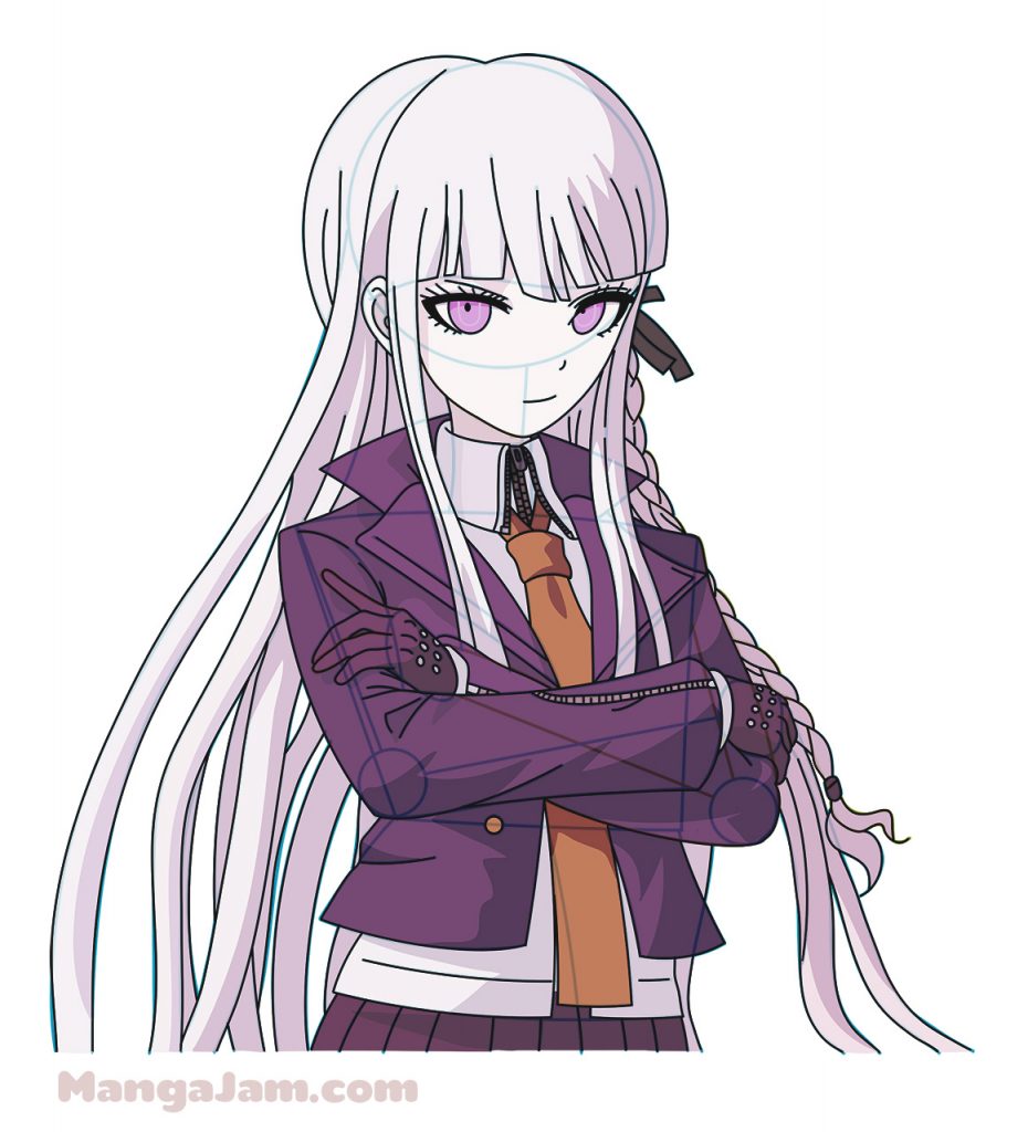 How To Draw Kyoko Kirigiri From Dangan Ronpa MANGA JAM Com