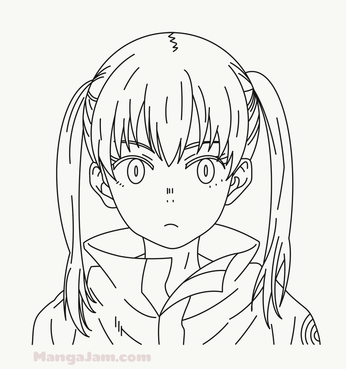 How to Draw Tamaki Kotatsu from Fire Force - MANGA-JAM.com