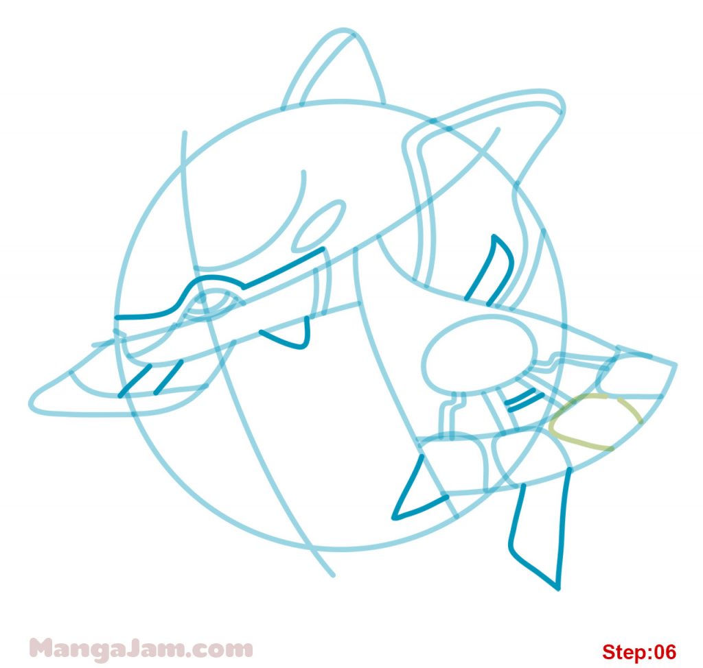 How to Draw Kyogre from Pokemon - MANGA-JAM.com