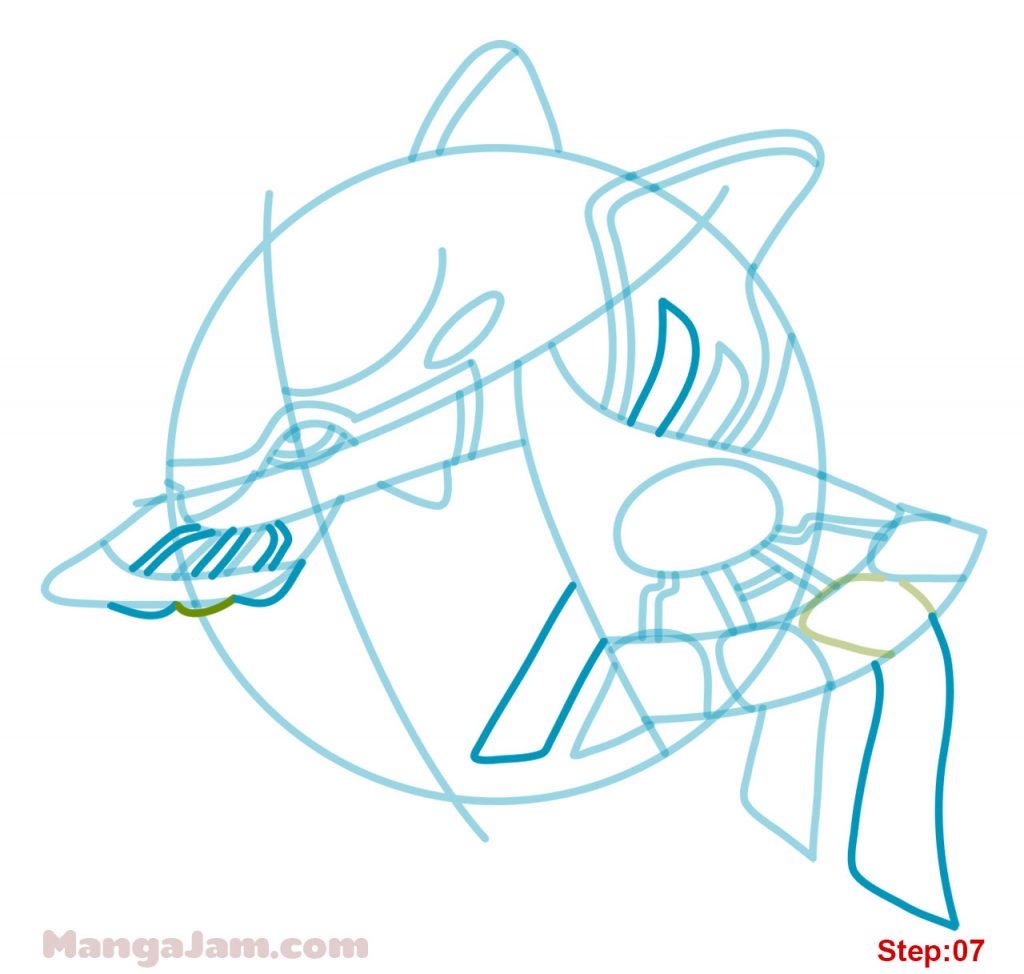 How to Draw Kyogre from Pokemon - MANGA-JAM.com