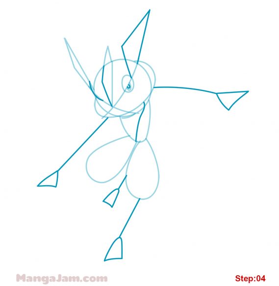 How to Draw Ash Greninja from Pokemon - MANGA-JAM.com