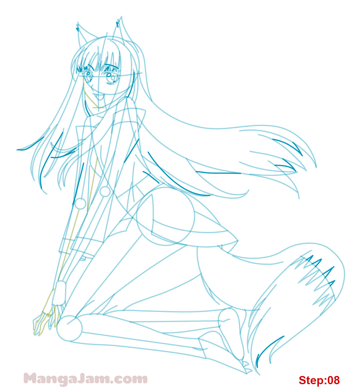 How to Draw Holo from Spice and Wolf