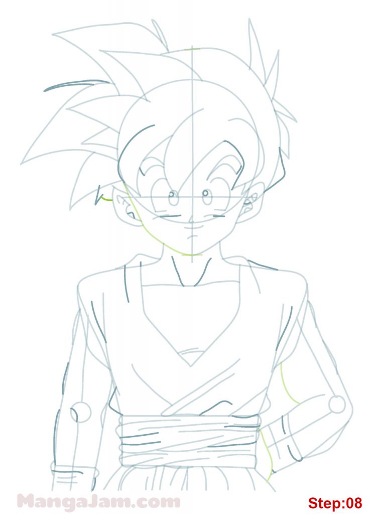 How To Draw Gohan From Dragon Ball Manga Jam Com