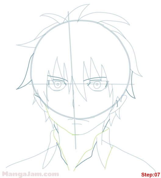 How to Draw Rin Okumura from Blue Exorcist - MANGA-JAM.com