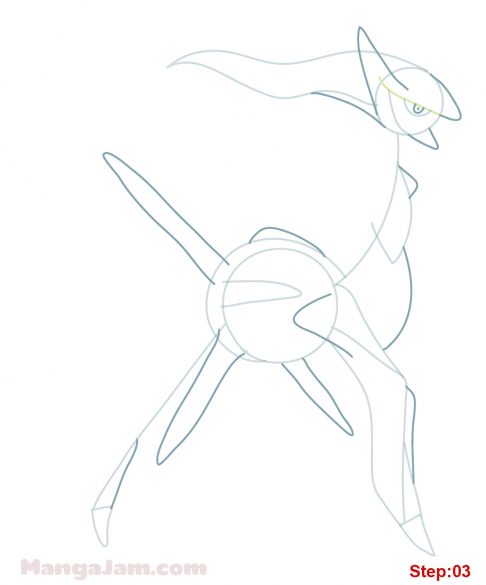 How to Draw Arceus from Pokemon - MANGA-JAM.com