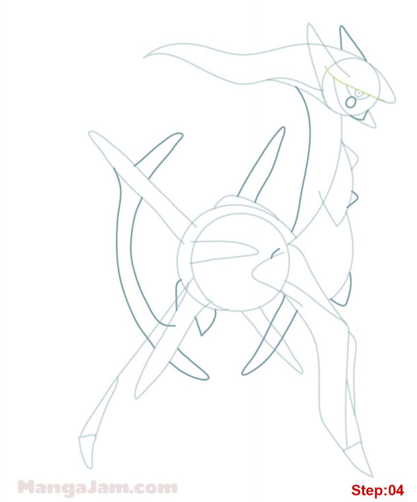 How to Draw Arceus from Pokemon - MANGA-JAM.com