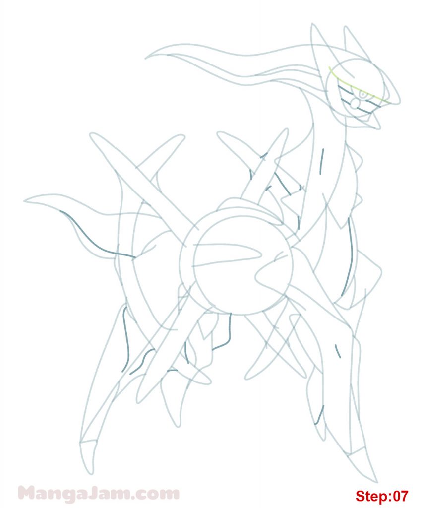 How to Draw Arceus from Pokemon - MANGA-JAM.com