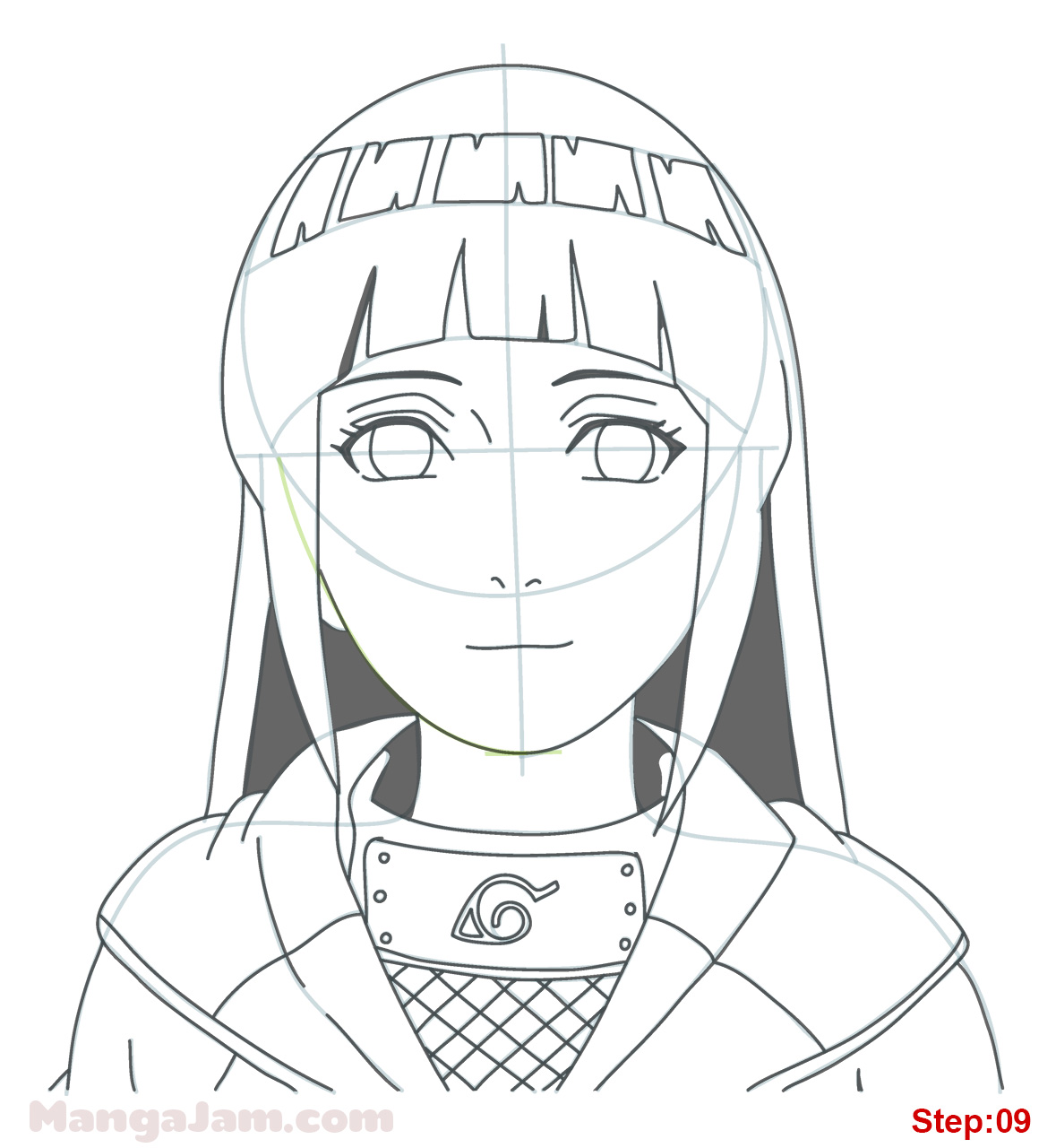Naruto Shippuden Hinata Hyuga Drawing by Animeguy1234 on DeviantArt
